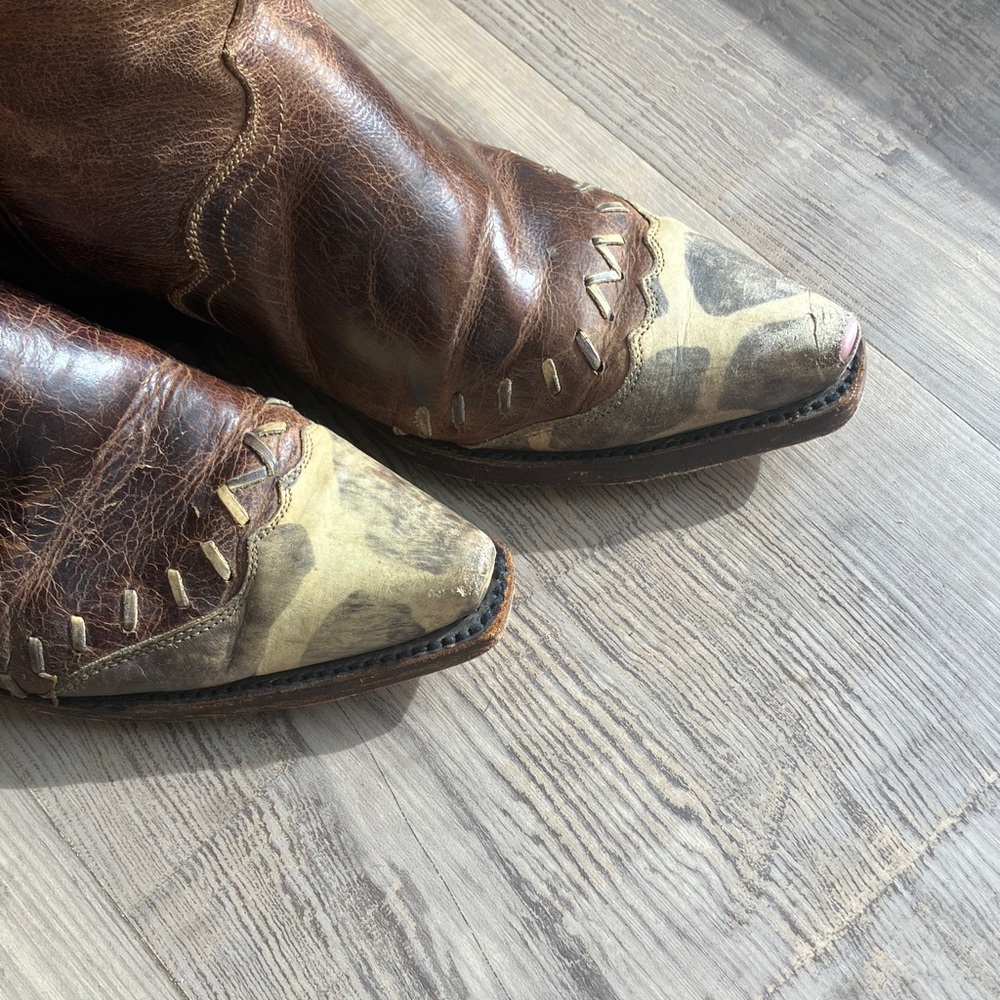 Dan Post Rustic Leather Boots - image 4